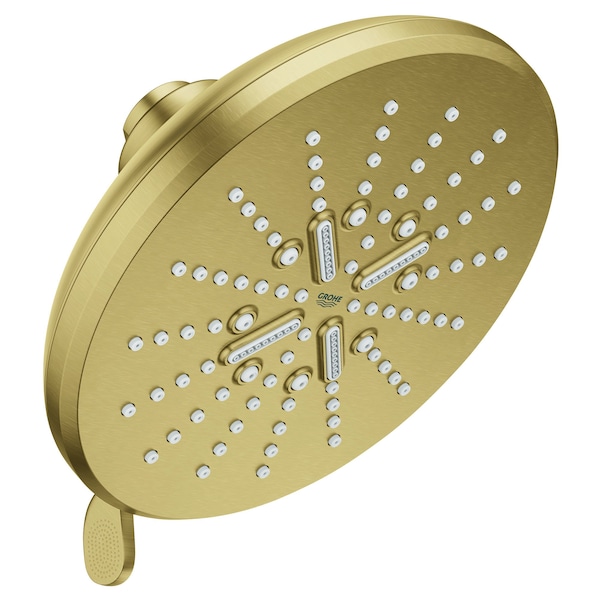 Rush Smartactive 165 Showerhead, 1.75Gpm R, Gold